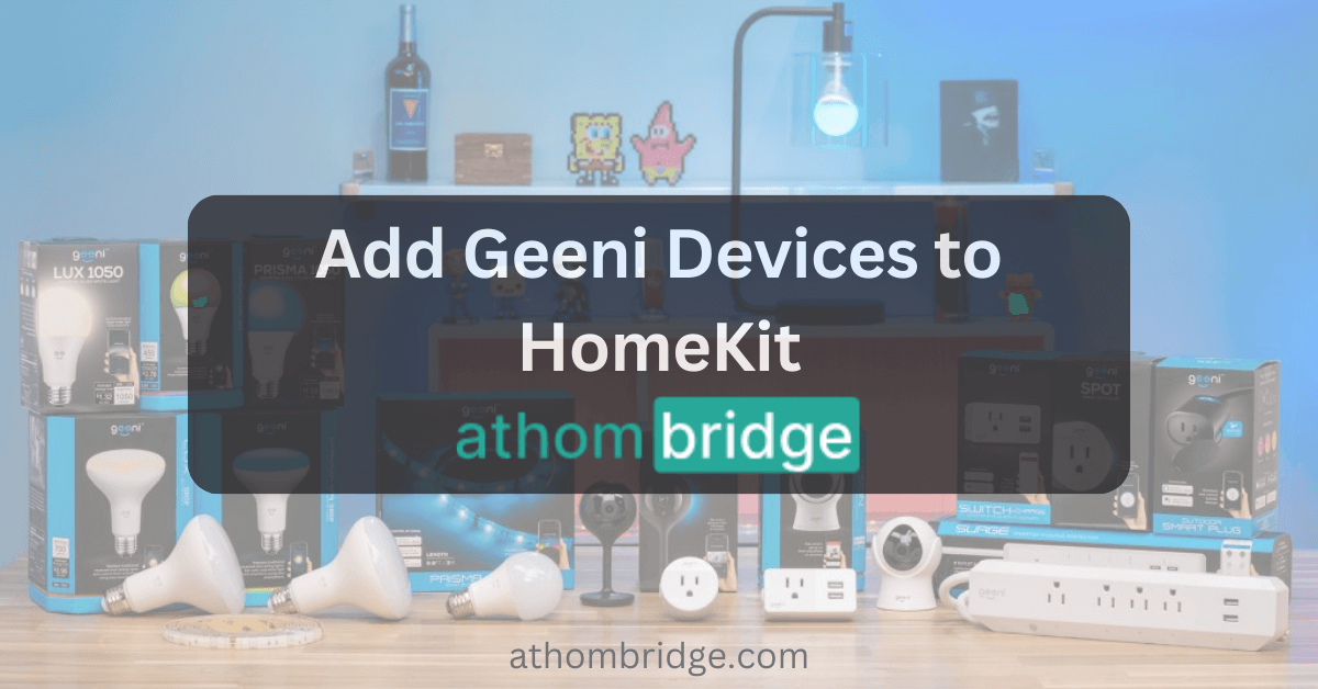Athom Smart Plug, Smart Home WiFi Outlet Works with Apple Homekit